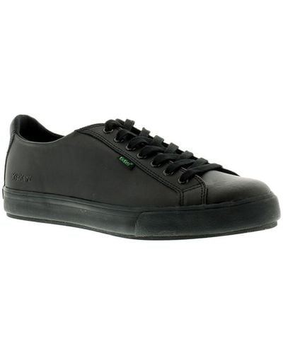 Kickers New /gents Black Tovni Trainers Leather