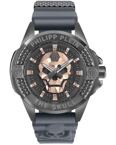 Philipp Plein The $Kull Watch Pwaaa2324 Silicone - Grey