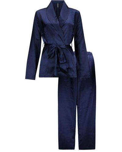 sapph ® Rosine Pyjama Shirt + Pants - Blauw