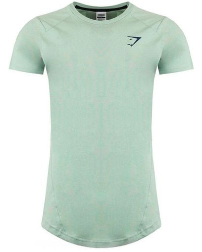 GYMSHARK Bold Muscle T-Shirt - Green
