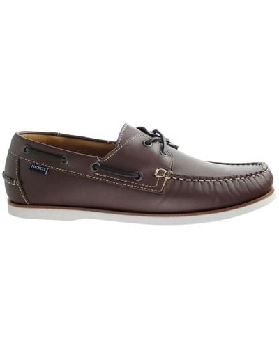 Hackett Aldeney Shoes Nubuck Leather - Brown