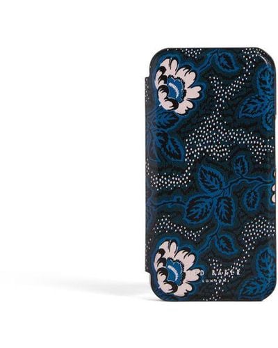 Ted Baker Adylin Graphic Floral Iphone 13 Pro Mirror Case - Blue