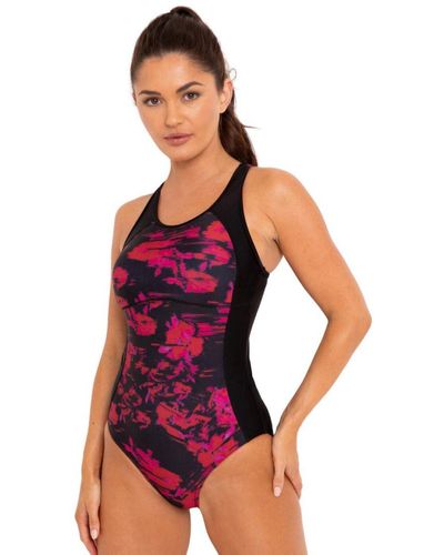 Pour Moi 1428 Energy Chlorine Resistant Recycled Swimsuit - Red