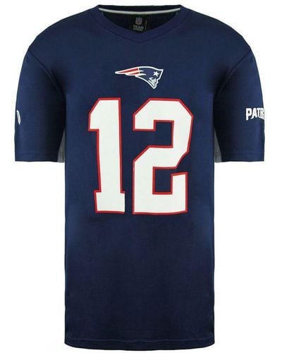 Fanatics Nfl New England Patriots 12 T-Shirt - Blue