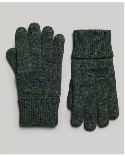 Superdry Essential Plain Gloves - Green