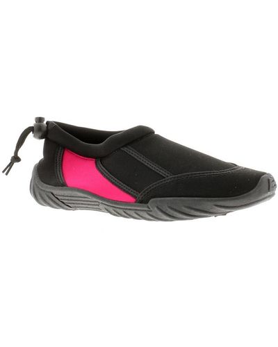 Platino Aqua Shoes Rockpool Slip On Neoprene - Black