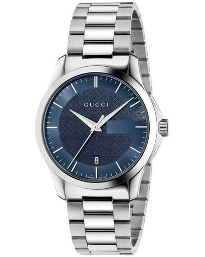 Gucci Ya126440 Watch Stainless Steel - Blue