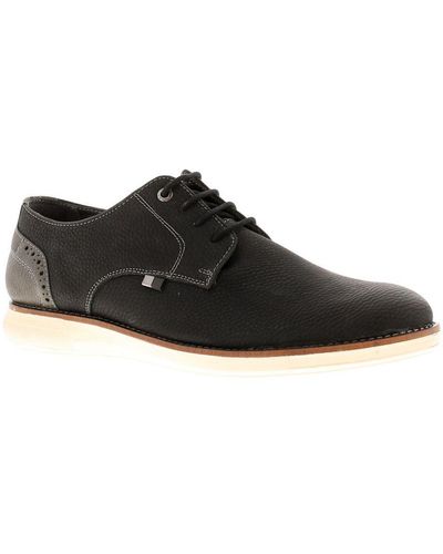 Frank Wright Shoes Oxford Derby Nimbus Lace Up Black