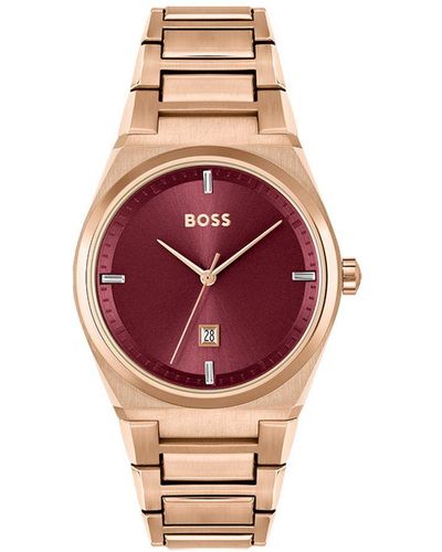 BOSS Steer Rose Watch 1502671 Stainless Steel (Archived) - Pink