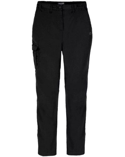 Craghoppers Ladies Expert Kiwi Trousers () - Black