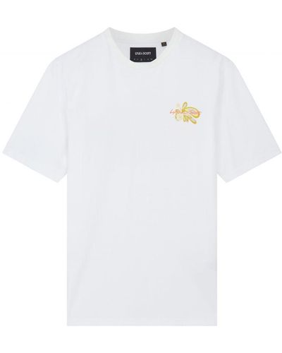 Lyle & Scott Graphic T-shirt - White