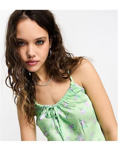 Reclaimed (vintage) Inspired Cami Top - Green