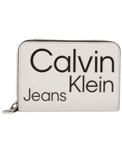 Calvin Klein Calvin Klein Dames Portemonnee Kleine Stijl - Metallic