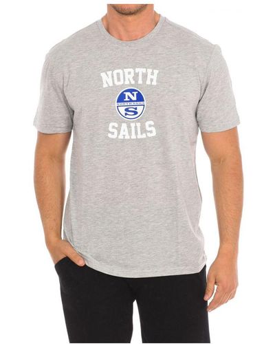 North Sails Short Sleeve T-Shirt 9024000 - Grey