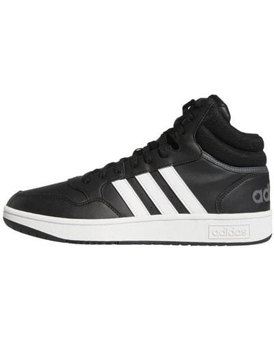 adidas Originals Sneakers Hoops 3.0 Mid Cblack/f - Zwart