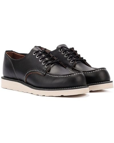 Red Wing Wing Shoes Shop Moc Oxford 8092 Prairie Leather - Black