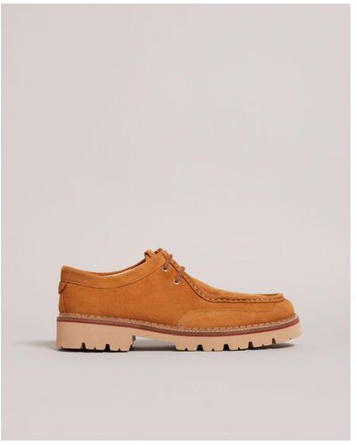 Ted Baker Clerdd Chunky Sole Suede Moccasin - Brown