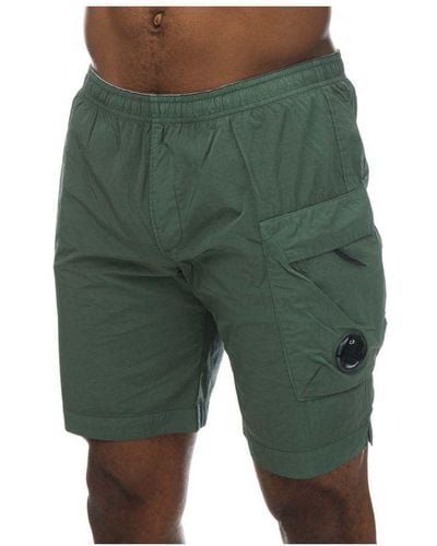 C.P. Company Eco-Chrome R Swim Shorts - Green