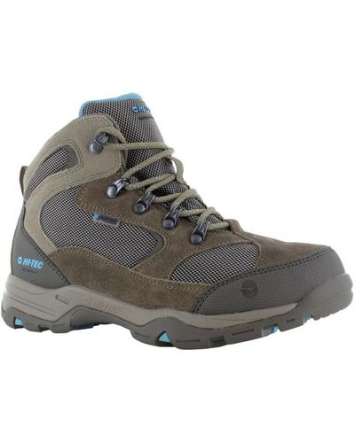 Hi-Tec Hi Tec Storm Waterproof Breathable Walking Boots - Grey