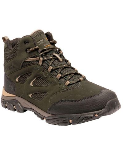 Regatta Holcombe Iep Mid Hiking Boots (Bayleaf/Oat) - Brown