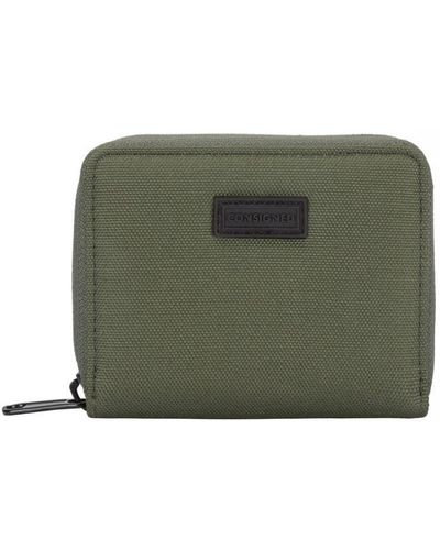 Consigned Selus Zip Round Wallet Nylon - Green
