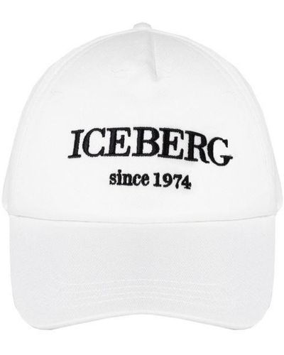 Iceberg Baseball Pet Mannen Wit
