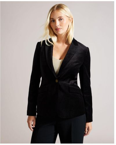 Ted Baker Elyann Slim Tailored Jacket - Black