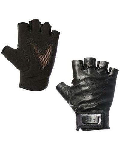 PUMA X Selena Gomez Style Biker Gloves Fingerless 041526 01 Textile - Black