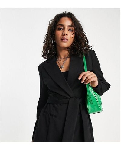 Belted suit dress cheap