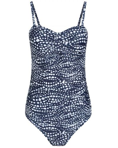 Mountain Warehouse Ladies Resort Tummy Control One Piece Swimsuit () - Blue