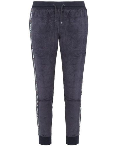 Tommy Hilfiger Uw0Uw03220 Authentic Velour Track Trousers - Blue