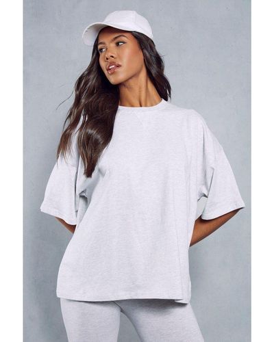 MissPap Oversized Boxy T Shirt Cotton - White