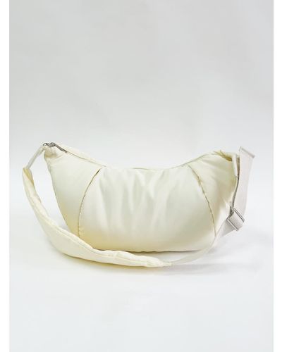 SVNX Slouched Cross Body Bag - White