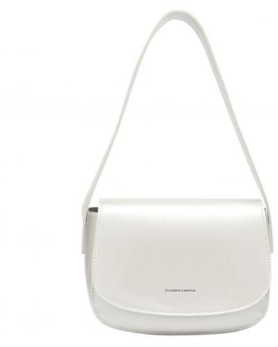 Claudia Canova Astrid Single Strap Shoulder Bag - White