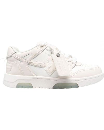 Off-White c/o Virgil Abloh Out-of-office White Leather Sneakers - Wit