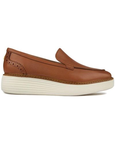 Cole Haan Og Platform Shoes - Brown