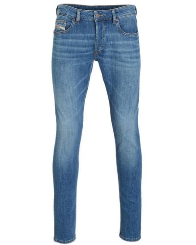 DIESEL Slim Fit Jeans D-luster Light Denim - Blauw