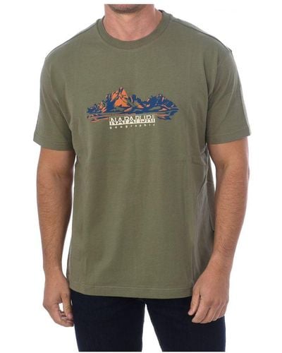 Napapijri S-backcountry Ss-shirt - Groen
