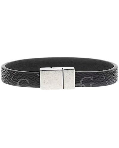 Guess Riem Met 4g-logo - Zwart