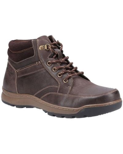 Hush Puppies Grover Leather Boots () - Brown