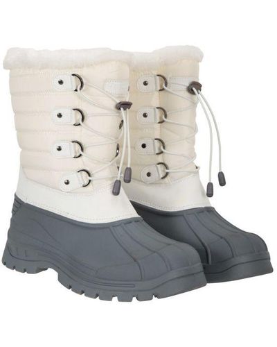 Mountain Warehouse Whistler Adaptive Snow Boots - White