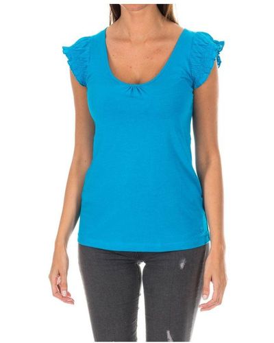 Armand Basi Sleeveless T-Shirt With Round Neckline Adm0102 - Blue