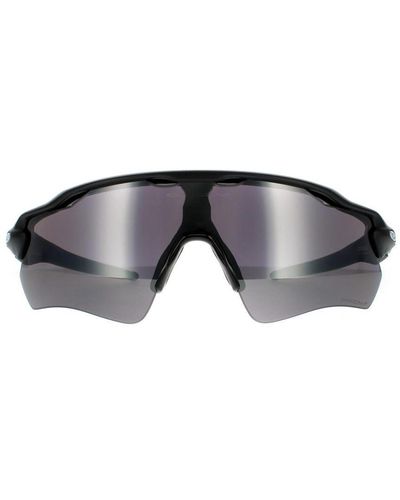 Oakley Wrap Matte Prizm Polarized Sunglasses - Grey