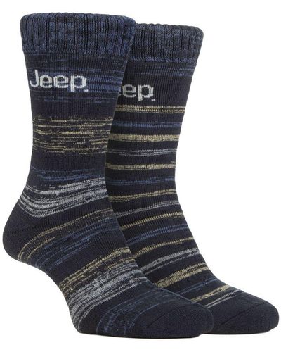 Jeep Thermal Winter Socks - Blue
