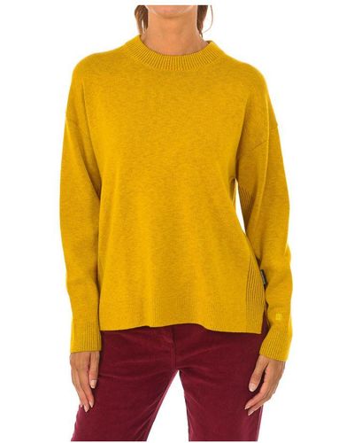 Napapijri D-Lienz W Wool Jumper Long Sleeve And Round Neck Ga4Fo4 - Yellow