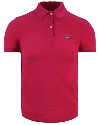 Lacoste Classic Fit Polo Shirt Cotton - Red