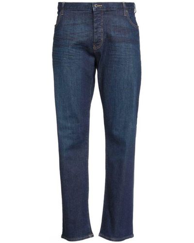 Emporio Armani Emporio J21 Regular Fit Jeans - Blue