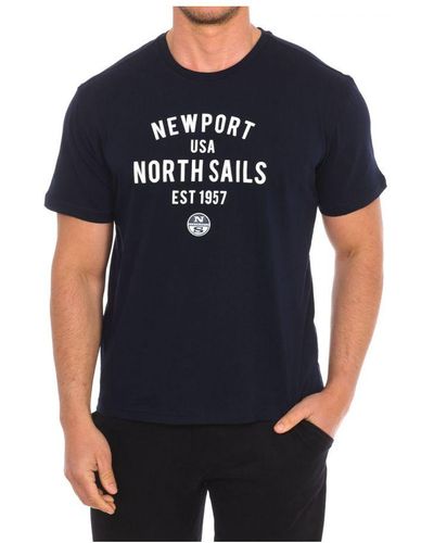 North Sails Short Sleeve T-Shirt 9024010 - Blue