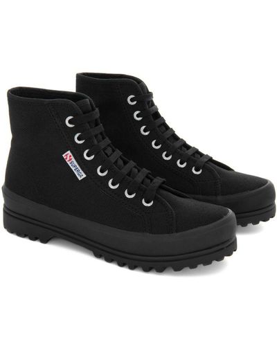 Superga 2341 Cotu Alpina High Tops - Black