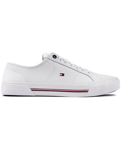 Tommy Hilfiger Core Corporate Vulc Sneakers - Wit